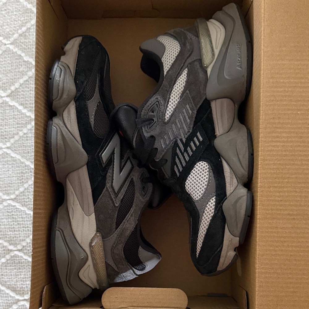 New Balance Charcoal and Light Gray Athletic Shoes